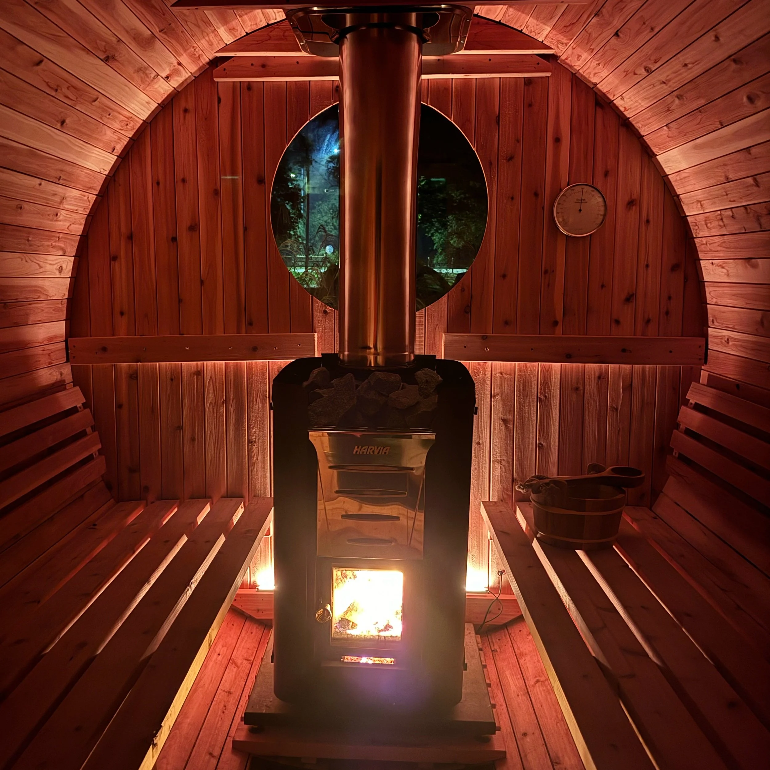 Inside Sauna