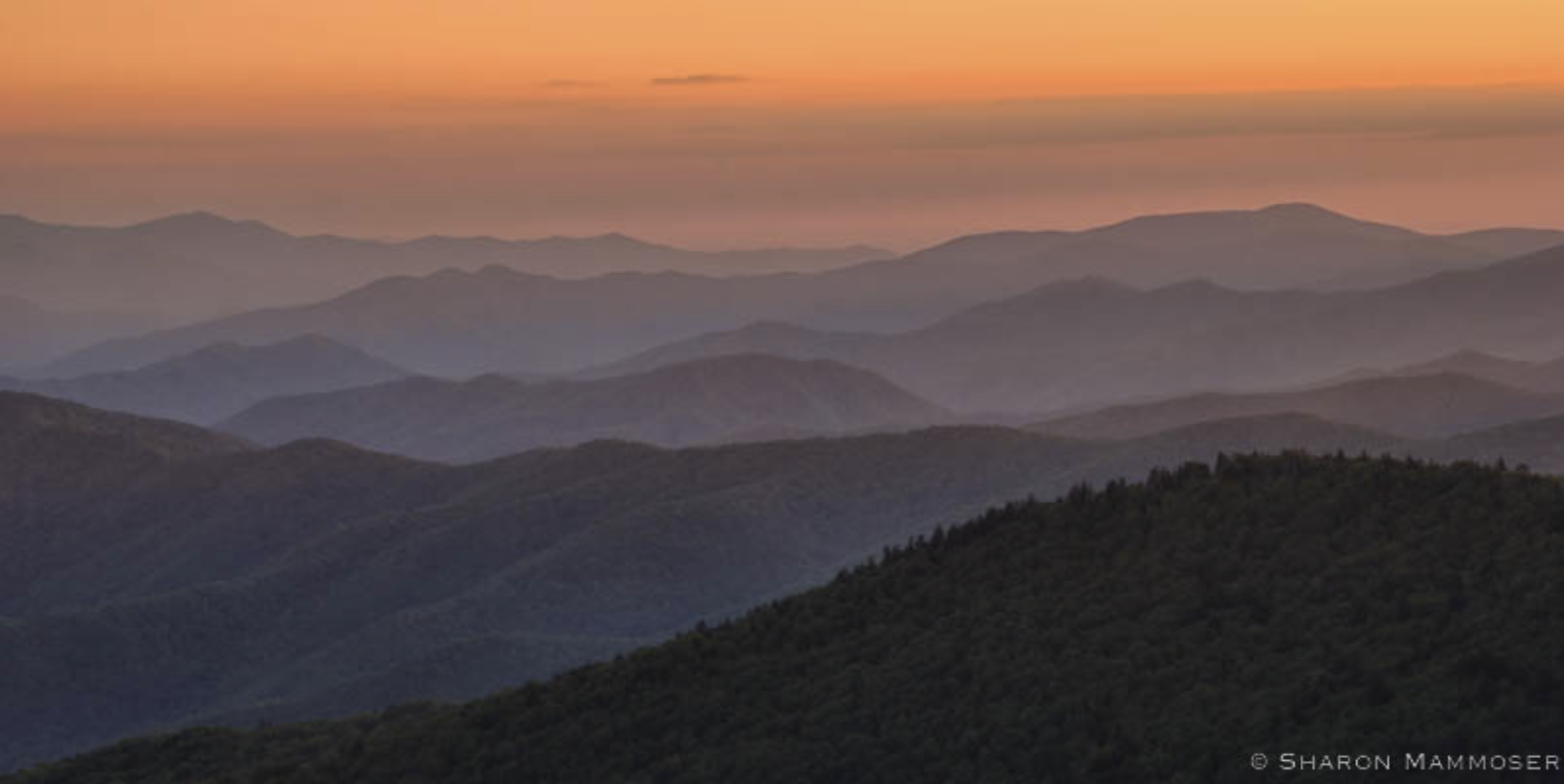 Blue Ridge Mountain Sunset