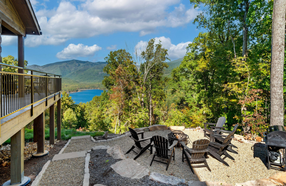 beautiful outdoor space Greybeard Vacation Rentals