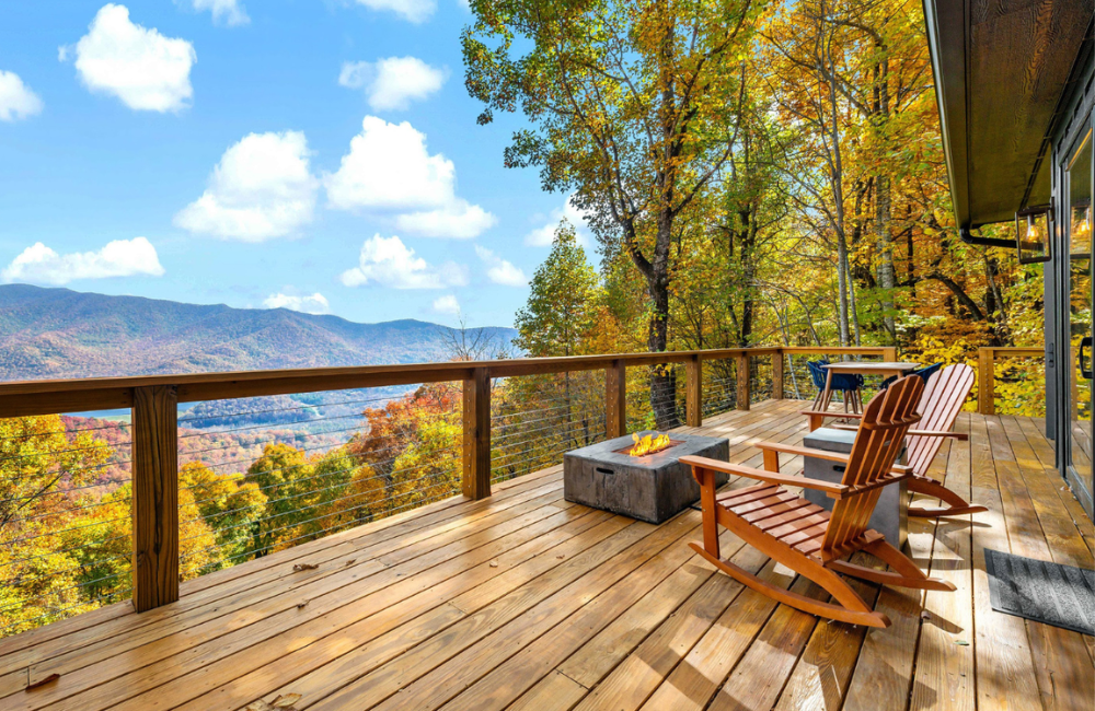 expansive view from deck Greybeard Vacation Rentals.png
