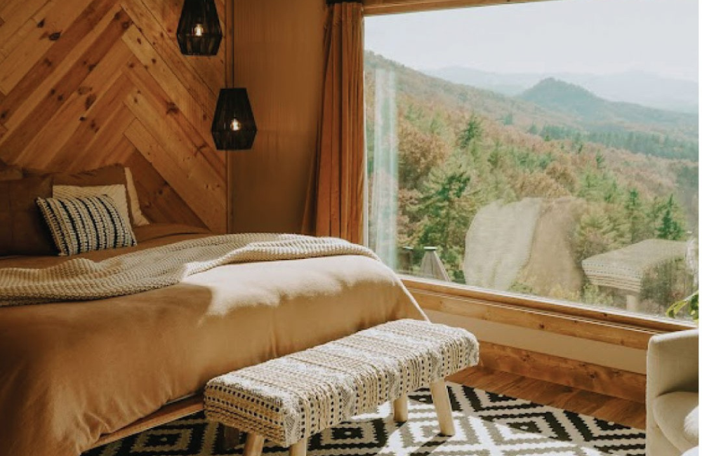Bryson City NC lodging with view