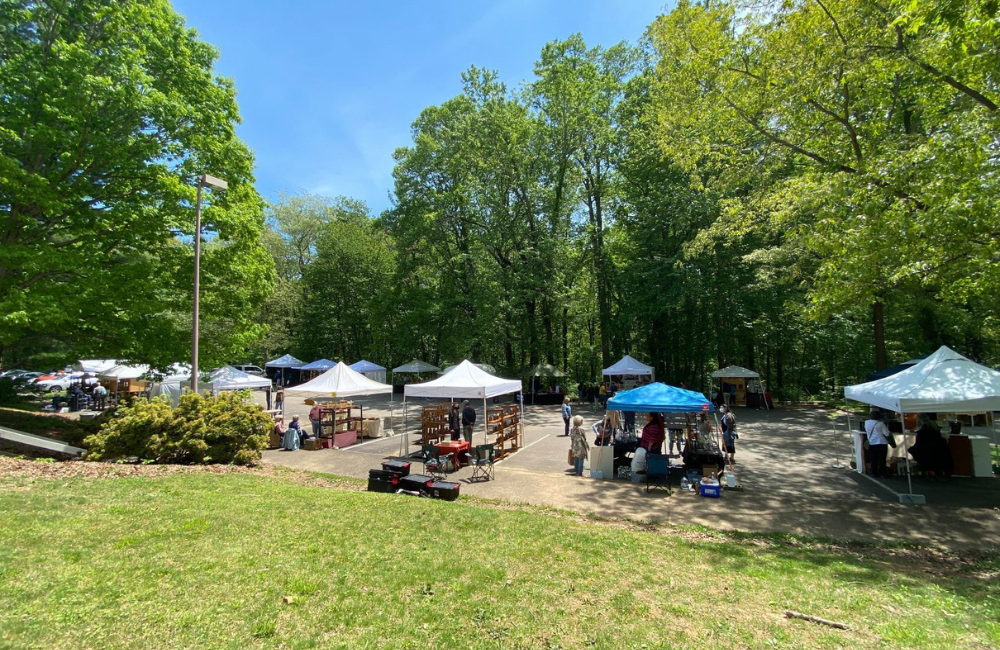 Tents at Pop-up Mini Craft Fair