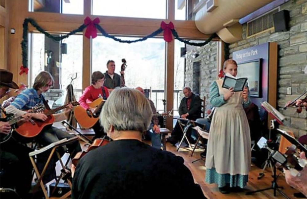 Bryson City Christmas music performance
