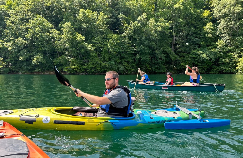 Kayaking near Bryson City NC