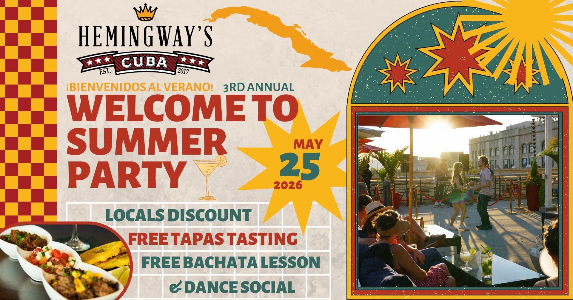 Hemingway's Cuba 3rd Annual Welcome to Summer Party