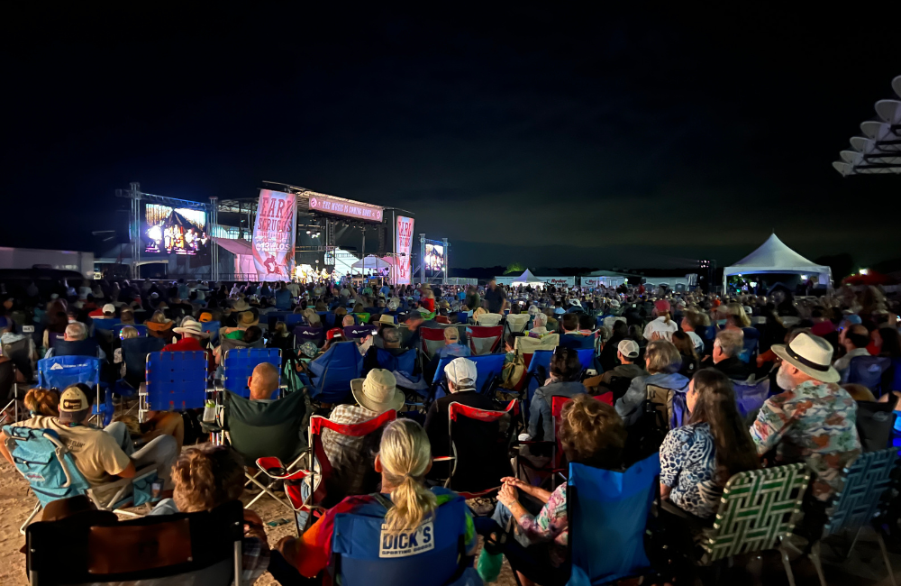 night show at Earl Scruggs Music Festival
