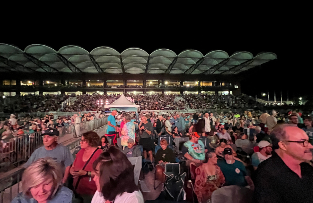 people enjoying the Earl Scruggs Music Festival