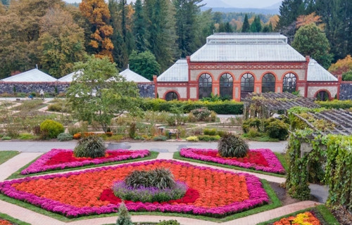 Biltmore Estate Walled Gardens in the Fall