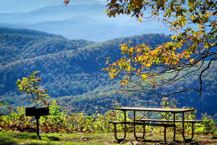Picnic spots near Asheville