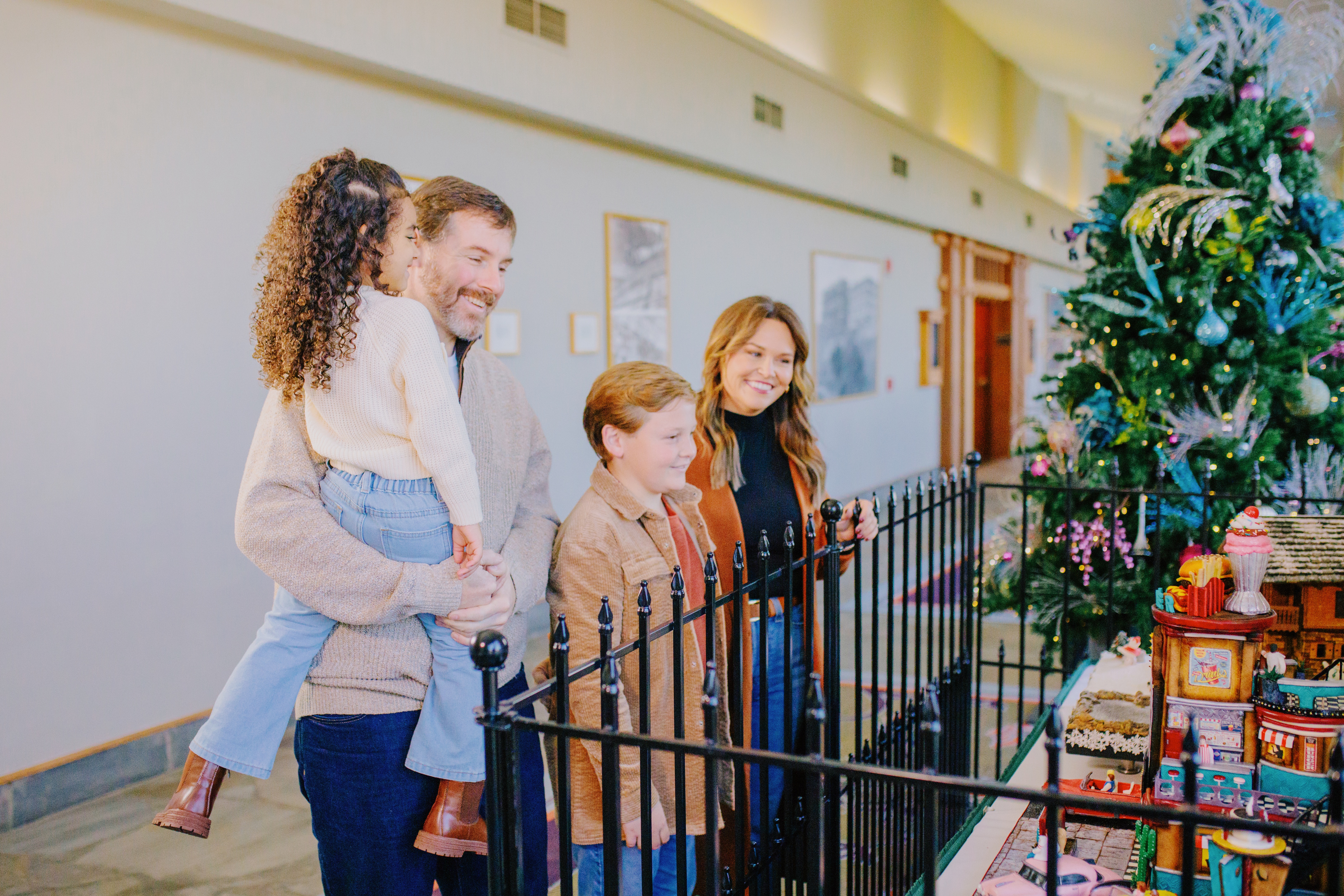 Guests delight at the National Gingerbread Competition at the Omni Grove Park Inn and Spa.