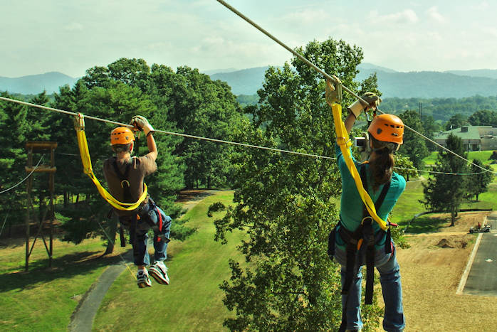 Asheville Zipline Canopy Adventures