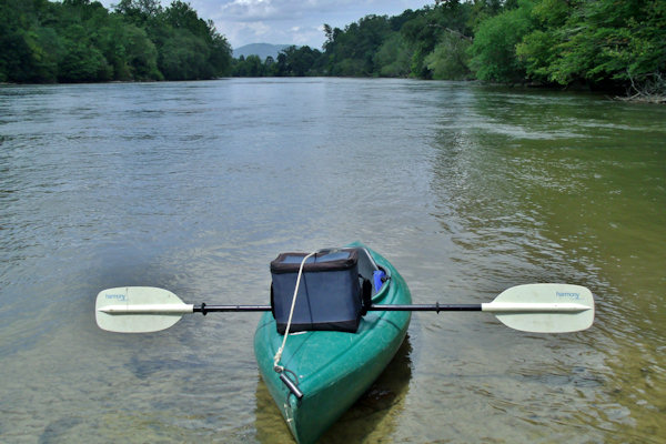 Kayaking on the French Broad River