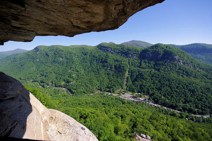 Aerial View of Hickory Nut Gorge