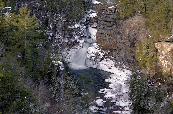 Linville Falls Winter Hike