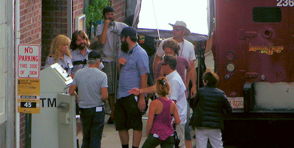 Zach Galifianakis and Kristen Wiig, Masterminds Film Location