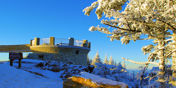 Mt Mitchell Observation Deck
