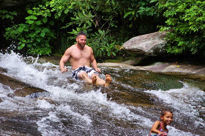 Sliding rock