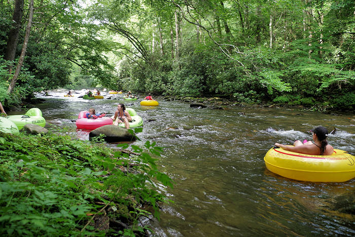 Tubing near Asheville