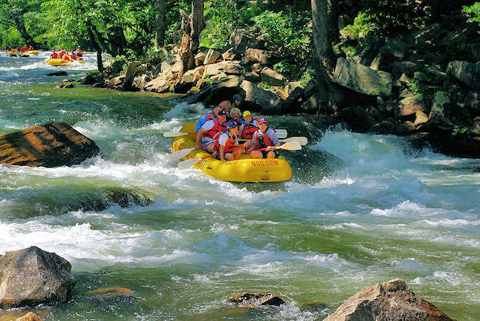 Whitewater Rafting Near Asheville
