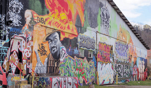 River Arts District Graffiti