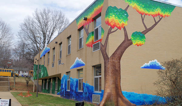 Mural West Asheville School