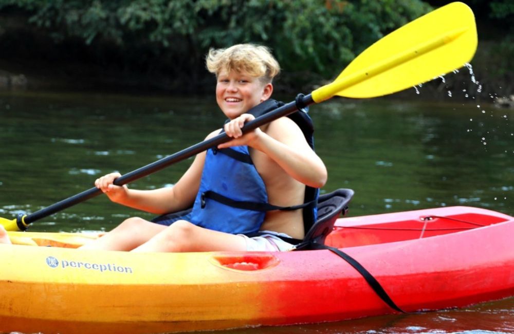 Kayaker in Asheville