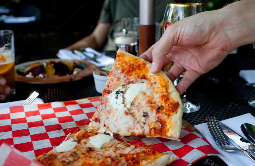 Brevard NC pizza slice