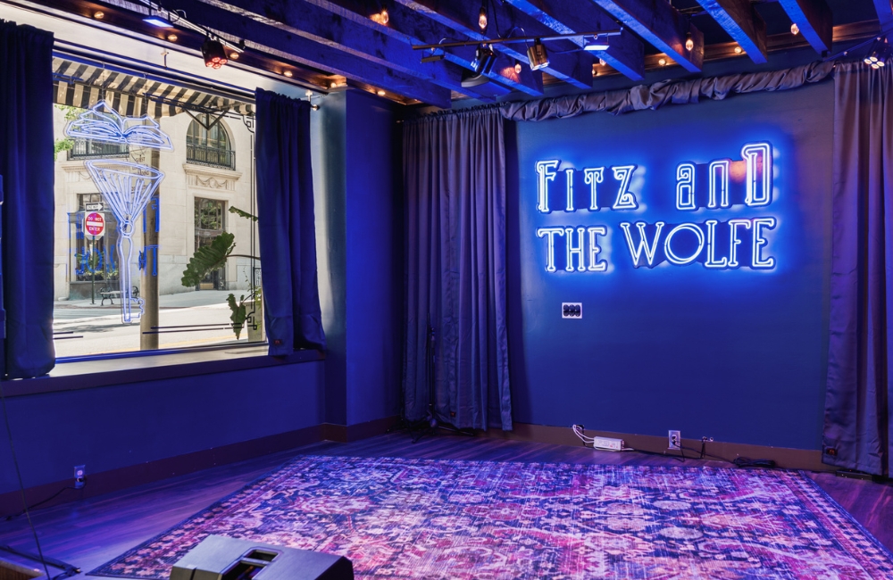 The Showroom stage at Fitz and the Wolfe