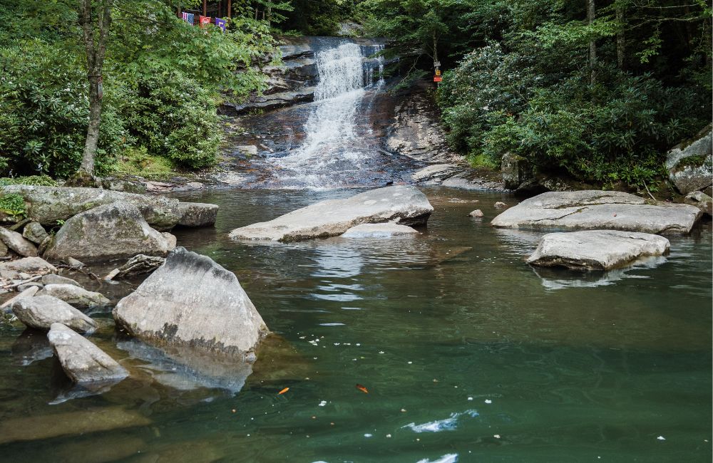 Lake Glenville Waterfall