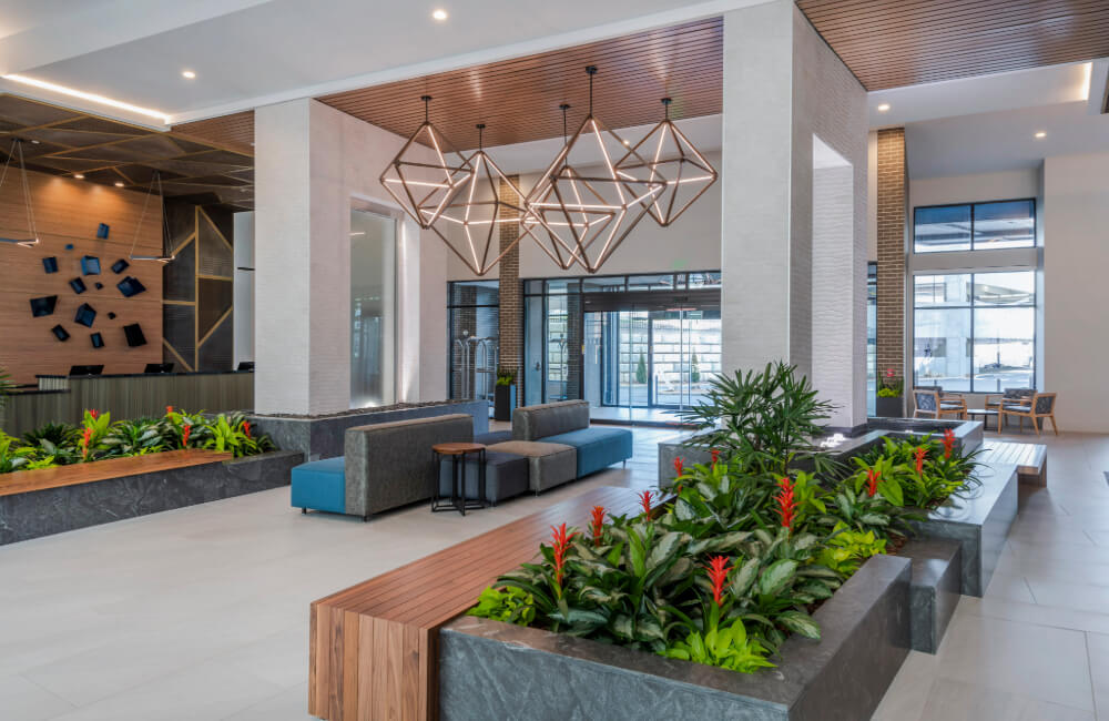 Lobby of Embassy Suites