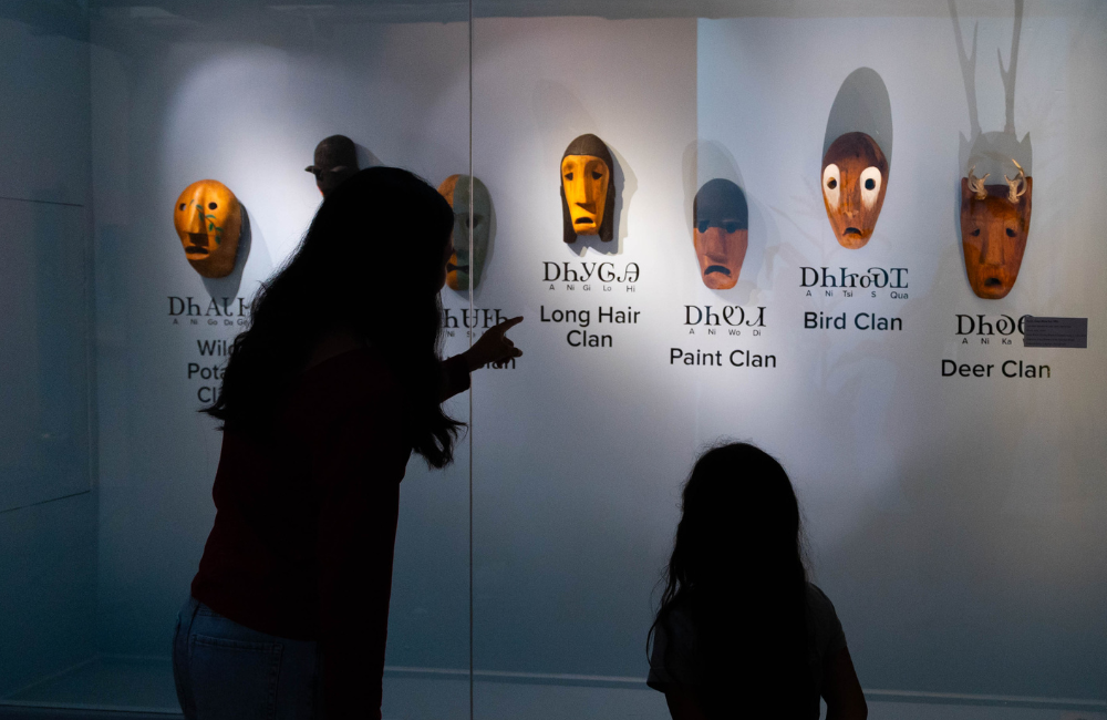 Exhibit at Museum of the Cherokee People NC