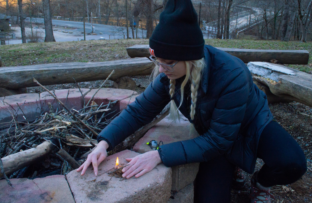 Survival training at the NOC.