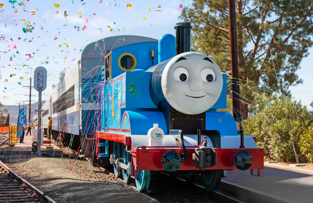 Thomas the Tank Engine during a Day Out With Thomas in Whittier, NC