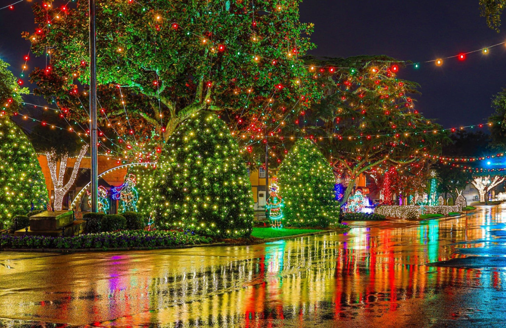Forest City Main Street at Christmas