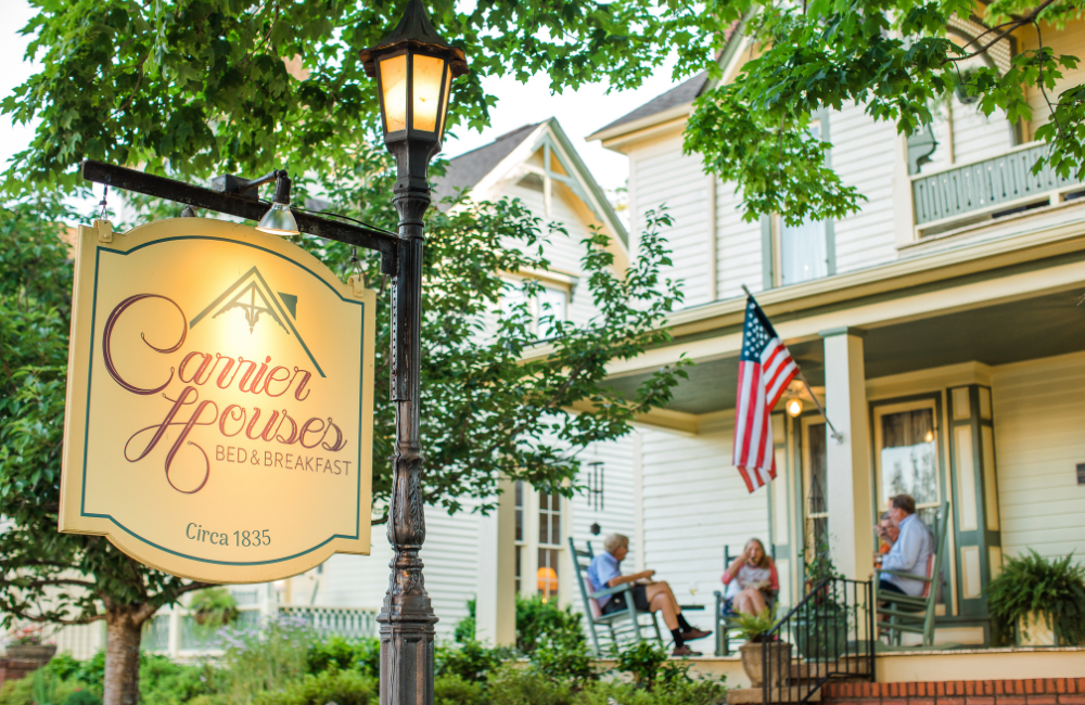 Carrier Houses historic bed and breakfast in Rutherfordton NC