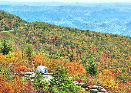Blue Ridge Parkway NC Fall Places