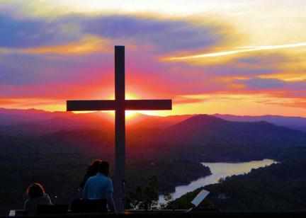 Chimney Rock Easter Sunrise 