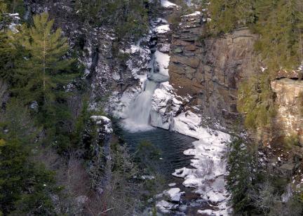 Linville Falls Winter Hike