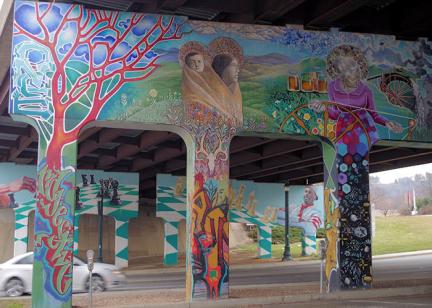 Lexington Gateway Mural Asheville