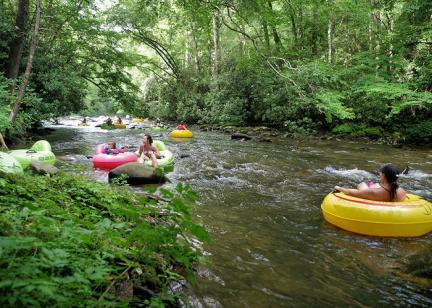 Tubing near Asheville