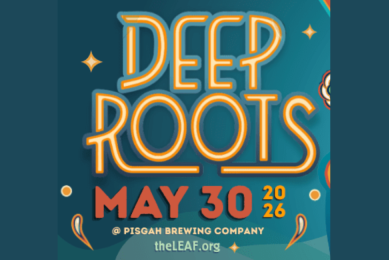 flyer for LEAF Deep Roots Festival
