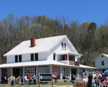 Airing of the Quilts at the Appalachian Women's Museum