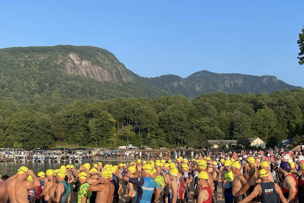 Lake Lure Olympiad competitors gather