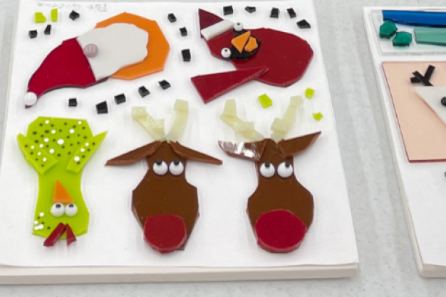 Ornaments at Annual Handcrafted Holiday Market, Tryon