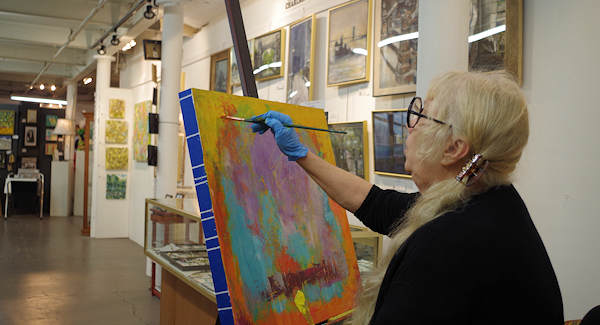 Artist Fleta Monaghan