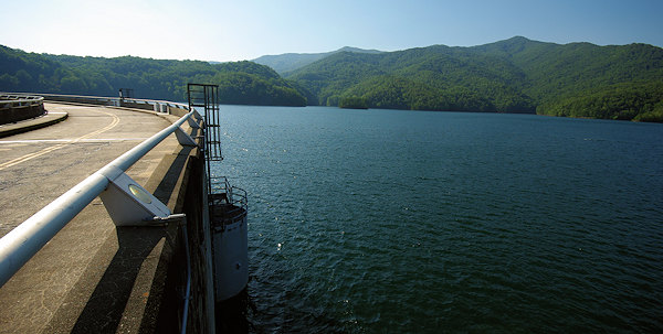 Appalachain Trail on Fontana Dam