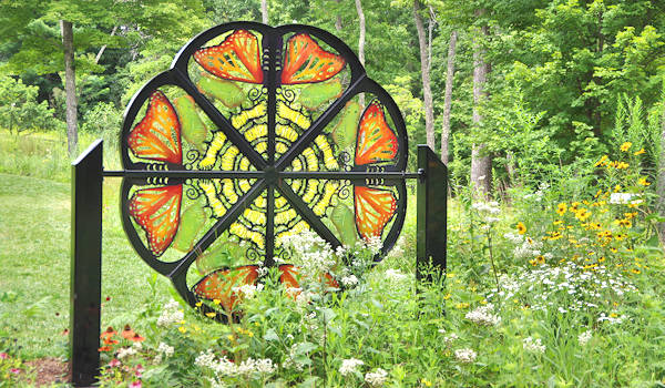 NC Arboretum Butterfly Sculpture
