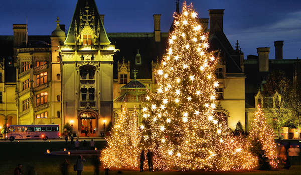 Biltmore House Christmas Lights