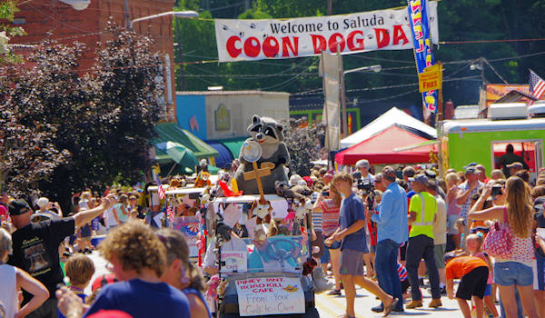 Coon Dog Day, Saluda NC