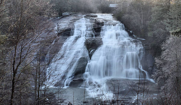 High Falls Dupont Forest Winter